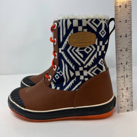Keen Women's Elsa Lined Winter Boots Size 6.5 Brown Leather - Picture 5 of 15